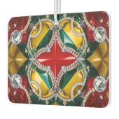 Désodorisant Pour Voiture Fraîcheurs d'air avec Los Angeles Colours Design (Gauche)