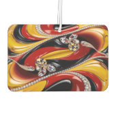 Désodorisant Pour Voiture Fraîcheurs d'air de voiture avec design de couleur (Dos)