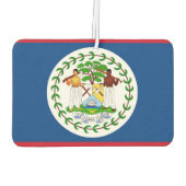 Désodorisant Pour Voiture Fraîcheurs d'air de voiture avec Drapeau de Belize (Dos)