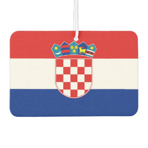 Désodorisant Pour Voiture Fraîcheurs d'air de voiture avec drapeau de Croati