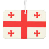 Désodorisant Pour Voiture Fraîcheurs d'air de voiture avec Drapeau de Géorgi (Dos)