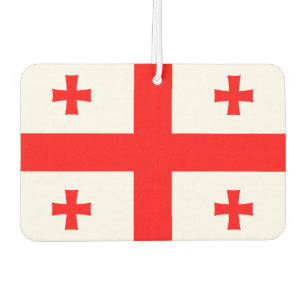Désodorisant Pour Voiture Fraîcheurs d'air de voiture avec Drapeau de Géorgi