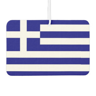 Désodorisant Pour Voiture Fraîcheurs d'air de voiture avec drapeau de la Grè