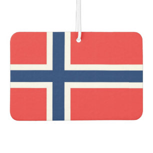 Désodorisant Pour Voiture Fraîcheurs d'air de voiture avec Drapeau de Norvèg