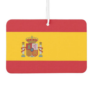Désodorisant Pour Voiture Fraîcheurs d'air de voiture avec drapeau d'Espagne