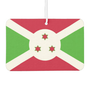 Désodorisant Pour Voiture Fraîcheurs d'air de voiture avec drapeau du Burund