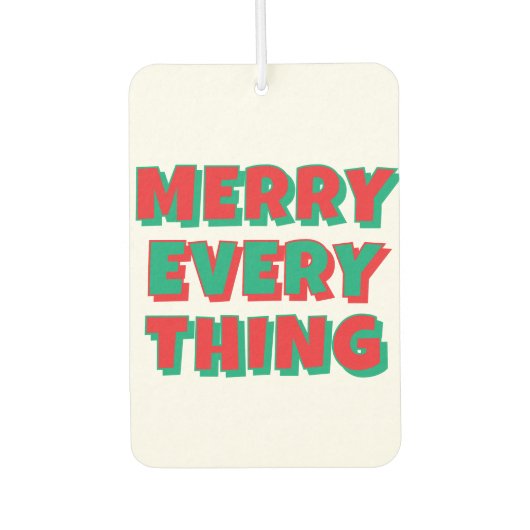 Désodorisant Pour Voiture Freshener à air de Noël (Devant)