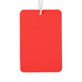 Désodorisant Pour Voiture Freshener à air rectangle rouge (Dos)