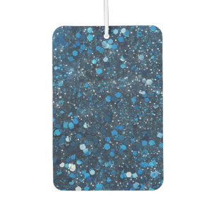Désodorisant Pour Voiture Freshener Air Parties scintillant Bleu
