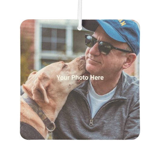 Désodorisant Pour Voiture Freshener d'air personnalisé (Devant)