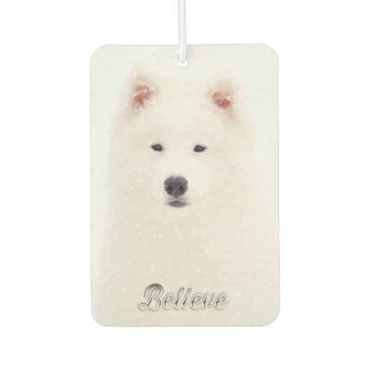 Désodorisant Pour Voiture Freshener Samoyed Car Air (Devant)