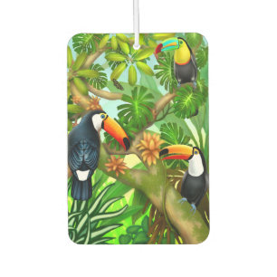 Désodorisant Pour Voiture Freshener tropical Toucan Jungle