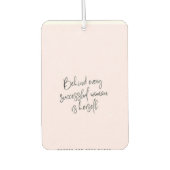 Désodorisant Pour Voiture Freshenseur d'air rectangle, pin (Devant)