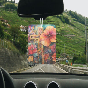 Désodorisant Pour Voiture Freshness spirituelle pour l'espace : Croix chréti