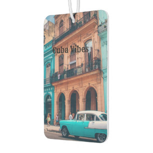 Désodorisant Pour Voiture Fun personnalisé Cuba Street Car Air Freshener