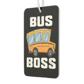 Désodorisant Pour Voiture Funny Bus Boss School Bus Driver (Gauche)