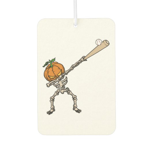 Désodorisant Pour Voiture Funny Dabbing Pumpkin Head Baseball Gift Idea (Devant)