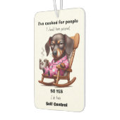 DÉSODORISANT POUR VOITURE FUNNY DACHSHUND  (Gauche)