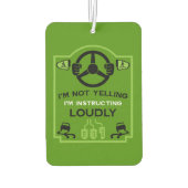 Désodorisant Pour Voiture Funny Driving Instructor Gift (Dos)