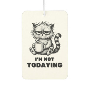 Désodorisant Pour Voiture Funny Grumpy Cat Coffee Accessoire de voiture