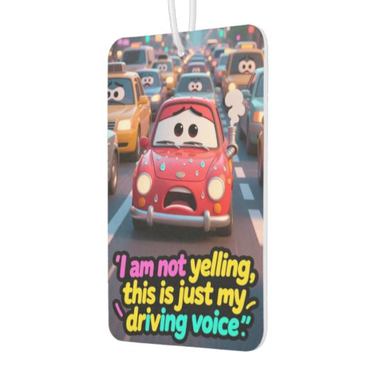 Désodorisant Pour Voiture Funny "My Driving Voice" Stressed Car Air Freshene (Gauche)