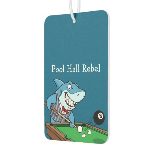 Désodorisant Pour Voiture Funny Pool Hall Rebel Billiards Theme Men's Car (Gauche)