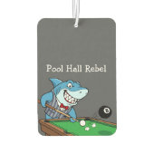 Désodorisant Pour Voiture Funny Pool Hall Rebel Billiards Theme Men's Car (Dos)