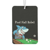 Désodorisant Pour Voiture Funny Pool Hall Rebel Billiards Theme Men's Car (Dos)