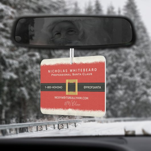 Désodorisant Pour Voiture Funny Professional Santa Claus Car Air Freshener