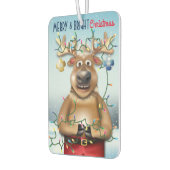 Désodorisant Pour Voiture Funny Reindeer Christmas Holdiay (Gauche)