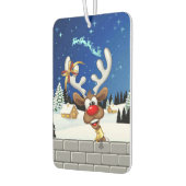 Désodorisant Pour Voiture Funny Reindeer Peeking Christmas Meme  (Gauche)