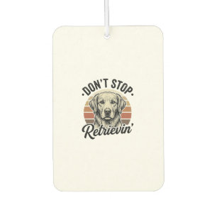 Désodorisant Pour Voiture Funny Retriever Chien Gravure Vintage Graphique Te