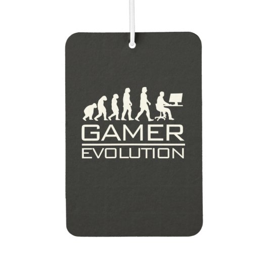 Désodorisant Pour Voiture Gamer Gift | Évolution des gamers (Devant)