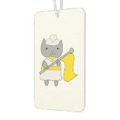 Désodorisant Pour Voiture Garde couleur gris chat jaune blanc (Gauche)