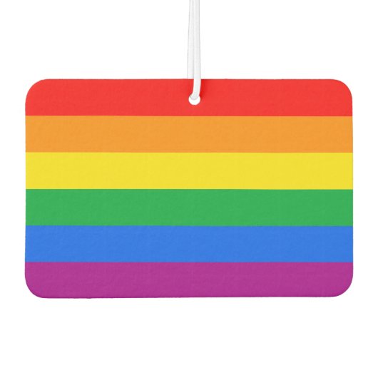 Désodorisant Pour Voiture Gay pride (Devant)