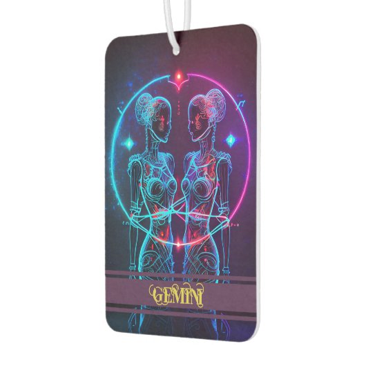 Désodorisant Pour Voiture Gemini Zodiac Signes Freshener à Air Céleste (Gauche)
