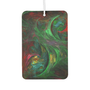 Désodorisant Pour Voiture Genesis Green Art Abstrait