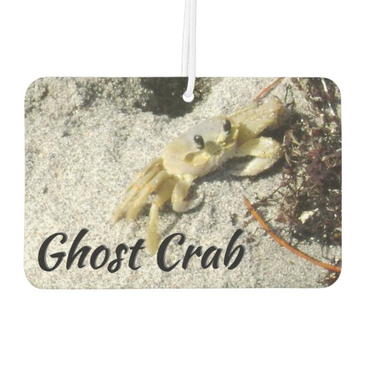 Désodorisant Pour Voiture Ghost Crab OBX Outer Banks NC Photographie (Dos)