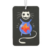 Désodorisant Pour Voiture Ghost Kitty Chat Fraîcheur (Dos)