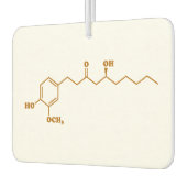 Désodorisant Pour Voiture Gingerol Molecule formule chimique (Gauche)