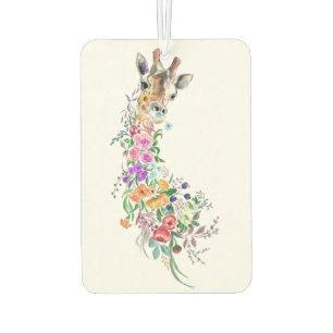 Désodorisant Pour Voiture Girafe de bouquet coloré - Dessin moderne
