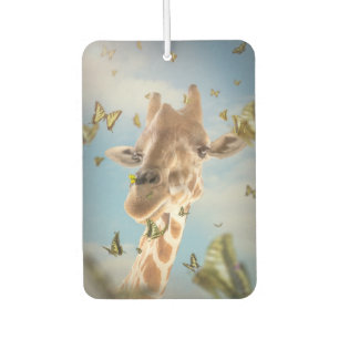 Désodorisant Pour Voiture Giraffe des papillons