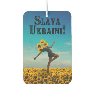 Désodorisant Pour Voiture Gloire à l'Ukraine ! Slava Ukraini !