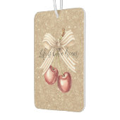 Désodorisant Pour Voiture Gold Glitter Red Cherries (Gauche)