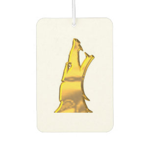 Désodorisant Pour Voiture Golden Wolf Head voiture blanche détendeur d'air