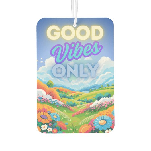 Désodorisant Pour Voiture Good Vibes uniquement (Dos)