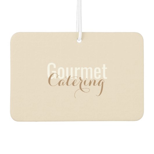 Désodorisant Pour Voiture Gourmet Catering Air Freshener (Devant)