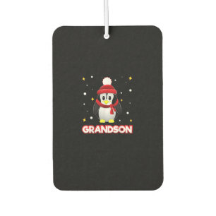 Désodorisant Pour Voiture Grand-fils Penguin Noël Famille Correspondante Noë