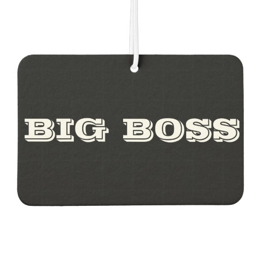 Désodorisant Pour Voiture Grand pare-chocs Boss (Devant)