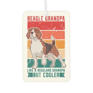 Désodorisant Pour Voiture grand-père beagle comme un grand-père ordinaire ma